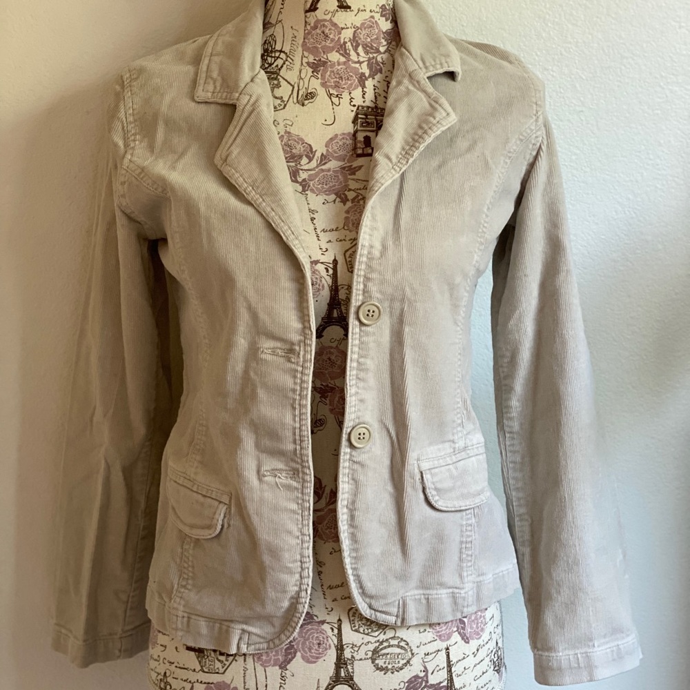 Corduroy tan jacket